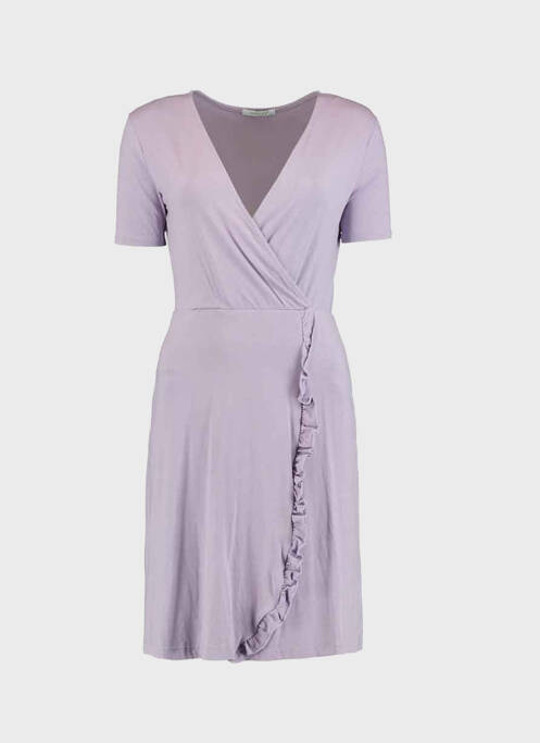 Robe mi-longue violet HAILYS pour femme