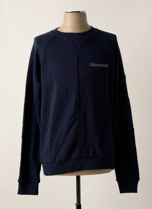 Sweat-shirt bleu CYCLO CLUB MARCEL  pour homme