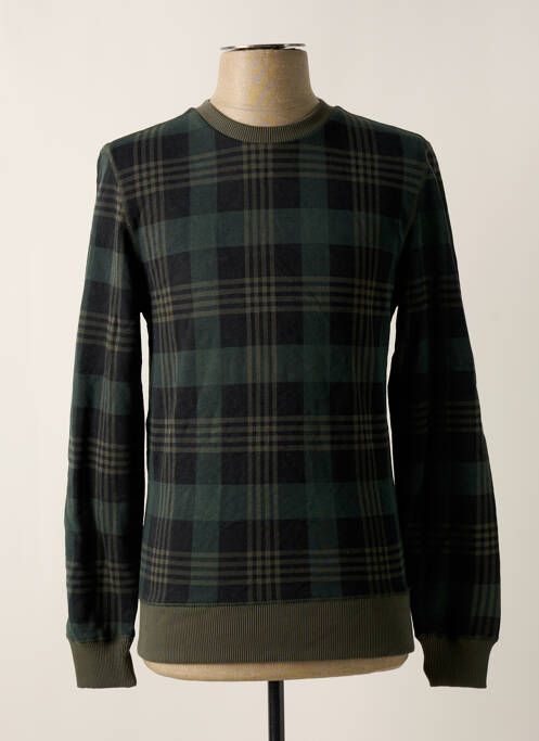 Sweat-shirt vert PETROL INDUSTRIES pour homme