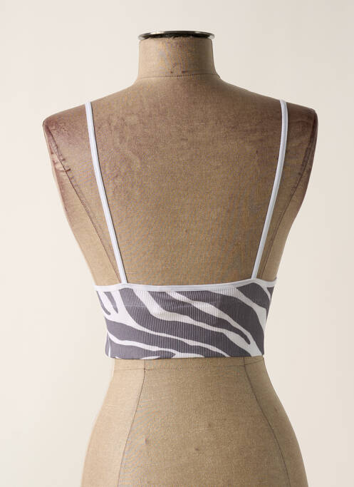 Top gris ONLY pour femme