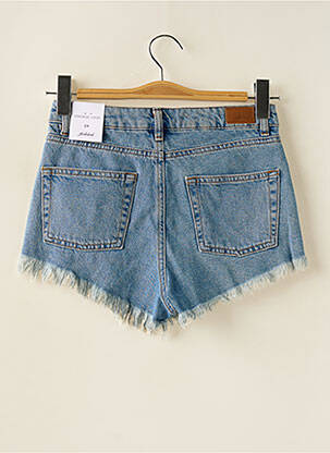Short tissage denim taille haute bleu SUBDUED femme