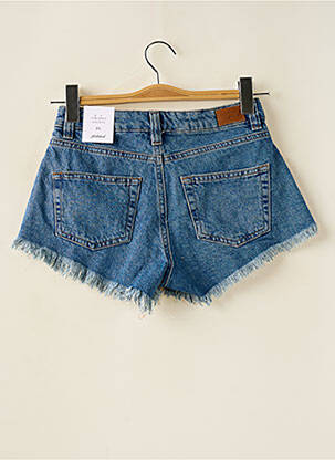 Short tissage denim taille haute bleu SUBDUED femme