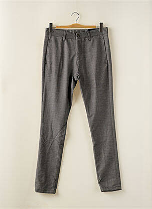 Pantalon droit stretch taille normale noir BRUCE & BUTLER  homme