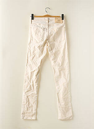 Jeans coupe slim stretch taille normale blanc JACK & JONES homme