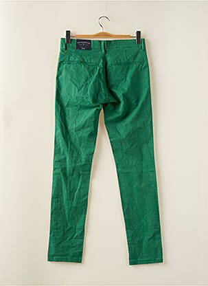 Pantalon chino stretch taille normale vert BRUCE & BUTLER  homme
