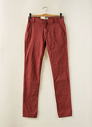 Pantalon chino stretch taille normale rouge SHINE ORIGINAL homme