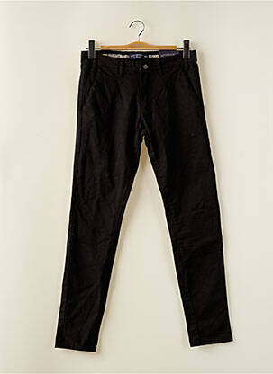 Pantalon chino stretch taille normale noir BRUCE & BUTLER  homme