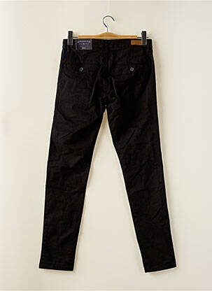 Pantalon chino stretch taille normale noir BRUCE & BUTLER  homme