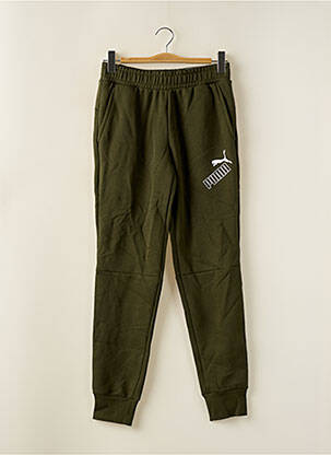 Jogging sérigraphie taille normale vert PUMA homme
