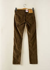 Pantalon slim marron JACK & JONES pour homme seconde vue