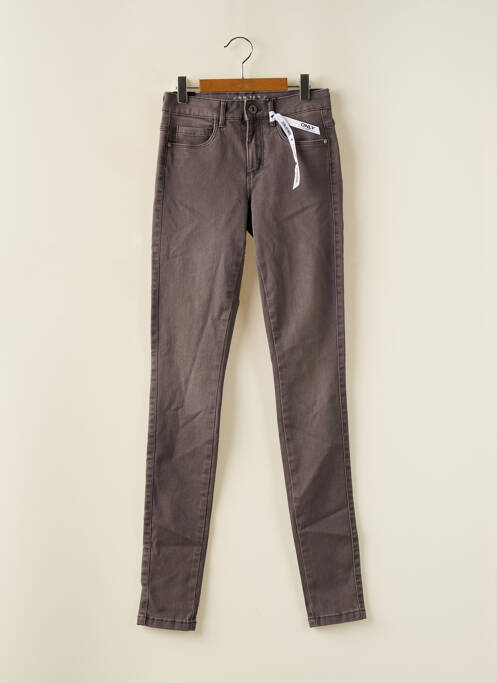 Jeans skinny taille normale taille normale gris ONLY femme