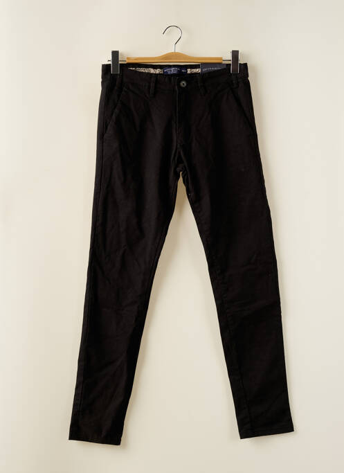 Pantalon chino stretch taille normale noir BRUCE & BUTLER  homme