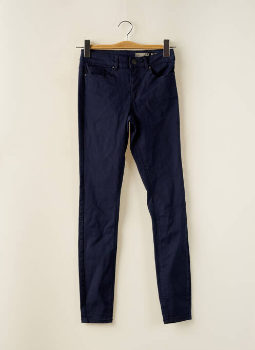 Pantalon slim bleu VERO MODA pour femme