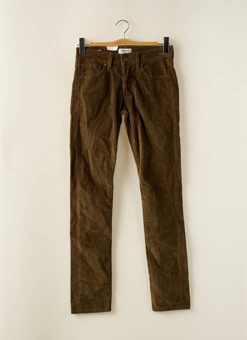 Pantalon slim marron JACK & JONES pour homme