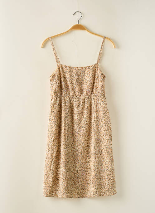 Robe courte beige CEMI pour femme