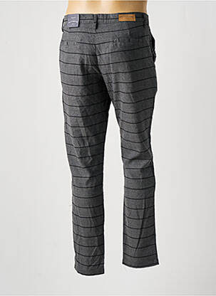 Pantalon chino tissage chiné taille normale gris BRUCE & BUTLER  homme