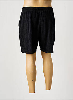 Bermuda taille élastique taille normale noir WOODBIRD homme