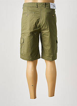 Bermuda tissage popeline taille normale vert PRIVATE BLUE homme