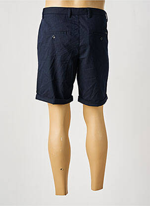 Bermuda tissage popeline taille normale bleu JACK & JONES homme