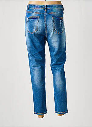 Jeans coupe slim tissage brut taille normale bleu ASTRID BLACK LABEL femme