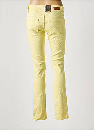 Pantalon slim stretch taille normale jaune LTB femme