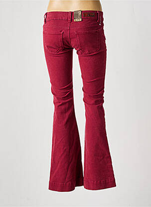 Pantalon flare stretch taille normale rouge LTB femme