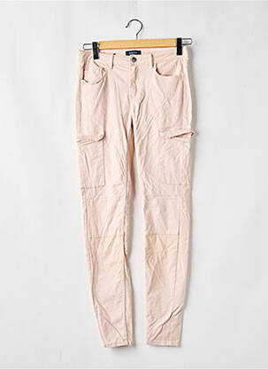 Pantalon cargo slim taille normale rose PIECES femme