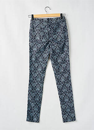 Pantalon slim stretch taille normale bleu PIECES femme