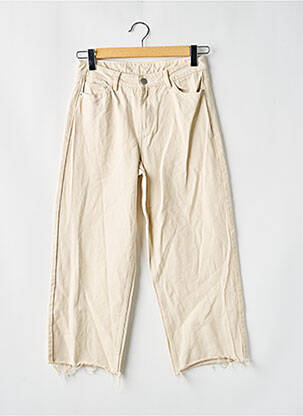 Jeans coupe droite taille normale taille normale beige VILA femme