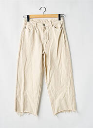 Jeans coupe droite taille normale taille normale beige VILA femme