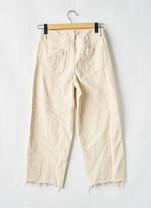Jeans coupe droite taille normale taille normale beige VILA femme