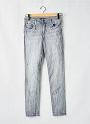 Jeans coupe slim gris SALSA pour femme seconde vue
