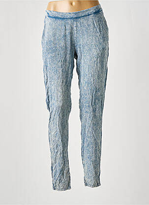 Pantalon chino bleu ANNA SCOTT pour femme