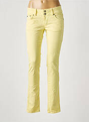 Pantalon slim jaune LTB pour femme seconde vue