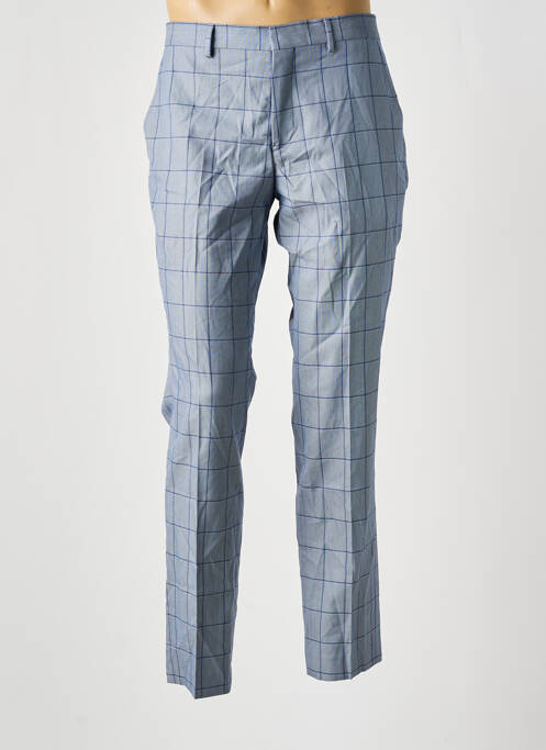 Pantalon slim tissage popeline taille normale bleu SELECTED homme