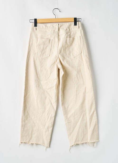 Jeans coupe droite taille normale taille normale beige VILA femme