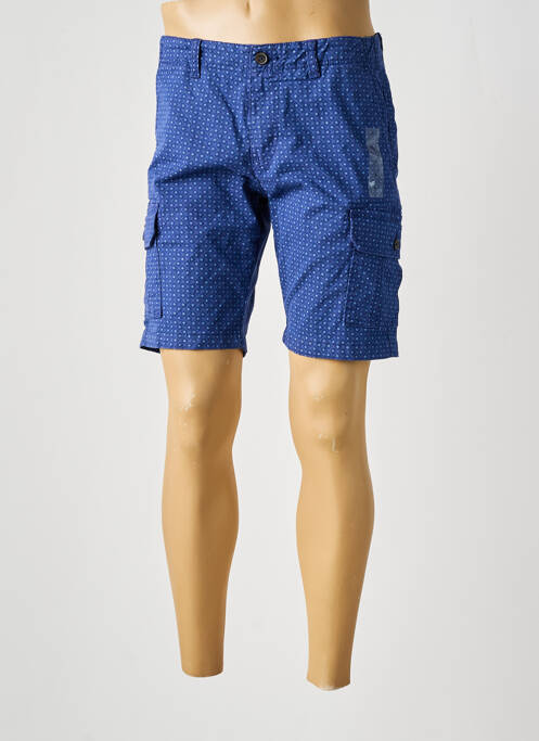 Bermuda bleu BRUCE & BUTLER  pour homme