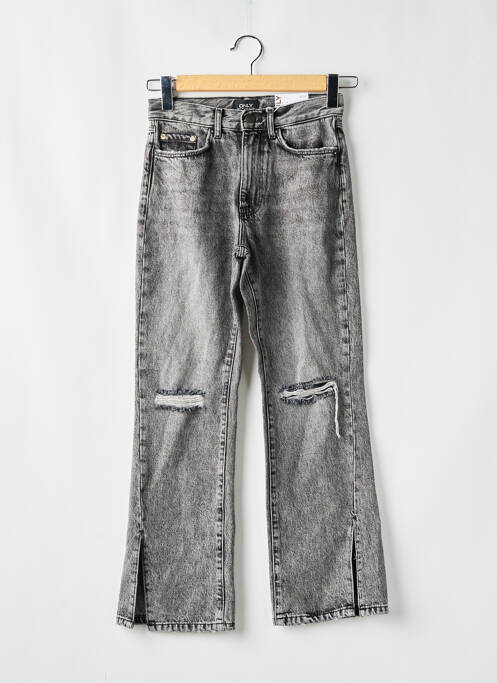 Jeans coupe droite gris ONLY pour femme