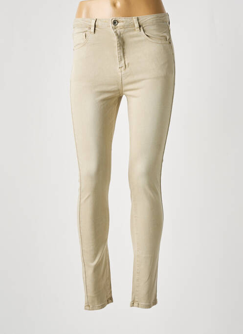 Pantalon slim beige TOXIK3 pour femme