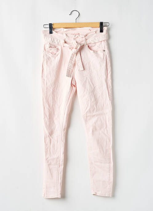 Pantalon slim rose ONLY pour femme