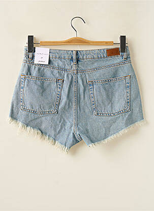 Short tissage denim bleu SUBDUED femme