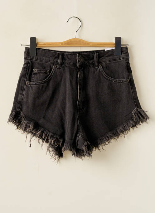 Short tissage denim noir SUBDUED femme