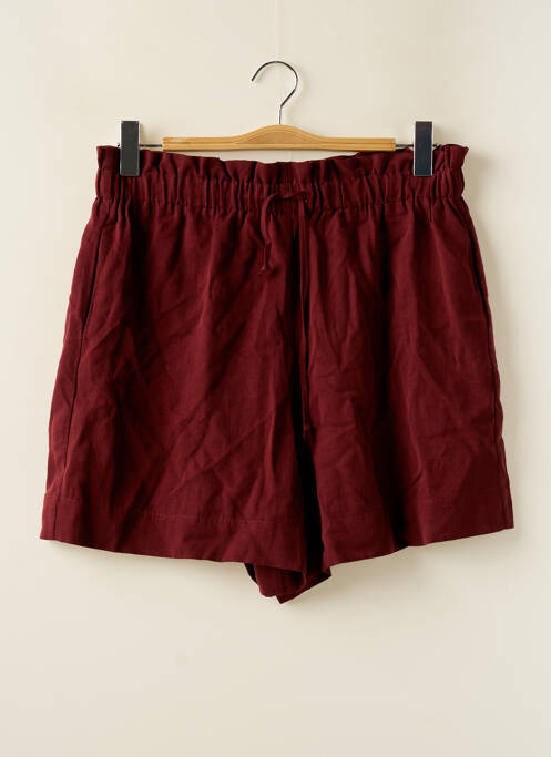 Short rouge ASTRID BLACK LABEL pour femme