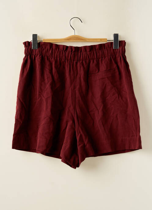 Short rouge ASTRID BLACK LABEL pour femme