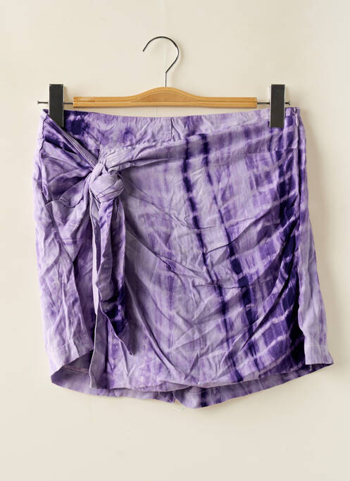 Jupe short violet CEMI BY CÉLINE pour femme