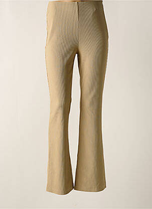 Pantalon droit taille élastique beige ONLY femme