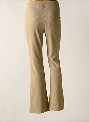 Pantalon droit taille élastique beige ONLY femme