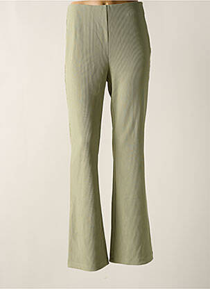 Pantalon droit taille élastique vert ONLY femme