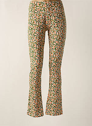 Pantalon droit taille élastique vert ONLY femme