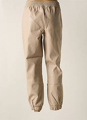 Pantalon droit taille élastique beige JACQUELINE RIU femme